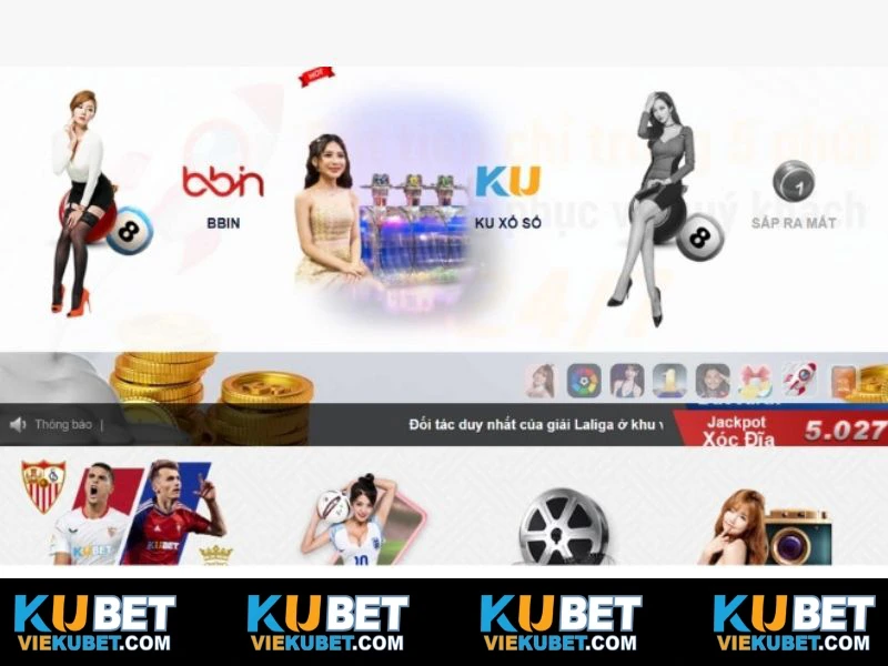 Kho game cược đình đám của nền tảng Kubet 